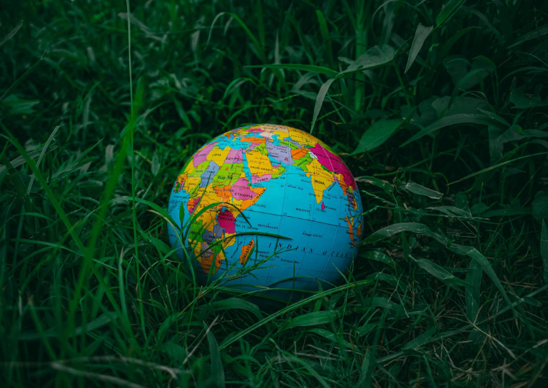 Imatge on hi veiem una bola del món